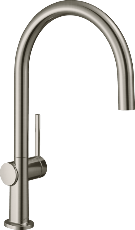 Hansgrohe Talis M54 Single Lever Kitchen Mixer 220 Single Spray Mode - Stainless Steel - 72804800 - TAP 'N' SHOWER