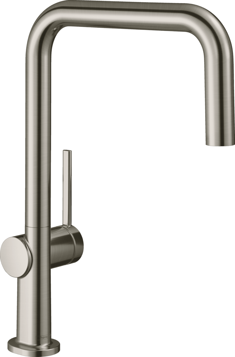 Hansgrohe Talis M54 Single Lever Kitchen Mixer U 220 Single Spray Mode - Stainless Steel - 72806800 - TAP 'N' SHOWER