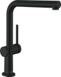 Hansgrohe Talis M54 Single Lever Kitchen Mixer 270 Single Spray Mode - Matt Black - 72840670 - TAP 'N' SHOWER
