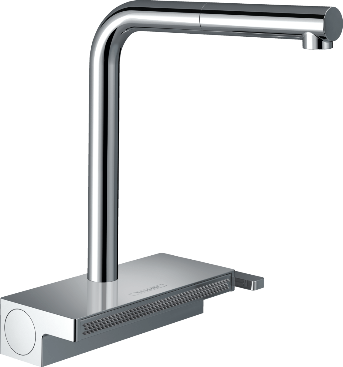 Hansgrohe Aquno Select M81 Single Lever Kitchen Mixer 250 Pull - out Spout 2 Spray Modes - Chrome - 73836000 - TAP 'N' SHOWER