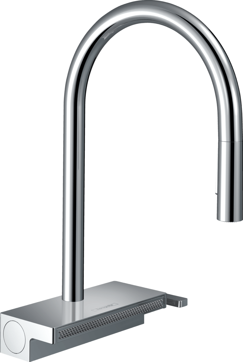 Hansgrohe Aquno Select M81 Single Lever Kitchen Mixer 170 Pull - out Spray 3 Spray Modes - Chrome - 73837000 - TAP 'N' SHOWER