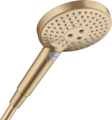 Hansgrohe Raindance Select S Hand Shower 120 3jet - Brushed Bronze - 26530140 - TAP 'N' SHOWER