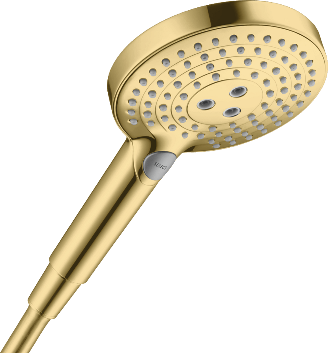 Hansgrohe Raindance Select S Hand Shower 120 3jet Ecosmart 9 L/min - Polished Gold - optic - 26531990 - TAP 'N' SHOWER