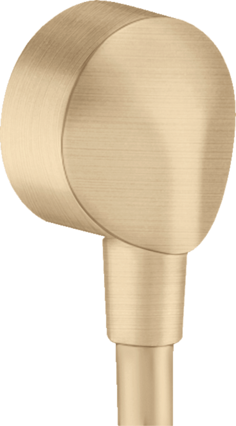 Hansgrohe FixFit Wall Outlet E Without Non - Return Valve - Brushed Bronze - 27454140 - TAP 'N' SHOWER