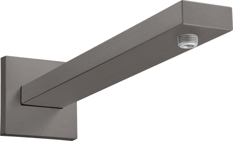 Hansgrohe Shower Arm E 390 mm With Rectangular Shaft - Brushed Black Chrome - 27694340 - TAP 'N' SHOWER