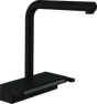 Hansgrohe Aquno Select M81 Single Lever Kitchen Mixer 250 Pull - out Spout 2 Spray Modes - Matt Black - 73836670 - TAP 'N' SHOWER
