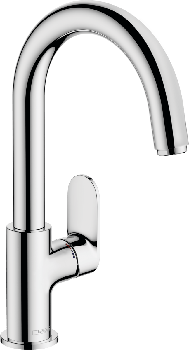Hansgrohe Vernis Blend Single Lever Basin Mixer With Swivel Spout And Pop - up Waste Set - Chrome - 71554000 - TAP 'N' SHOWER
