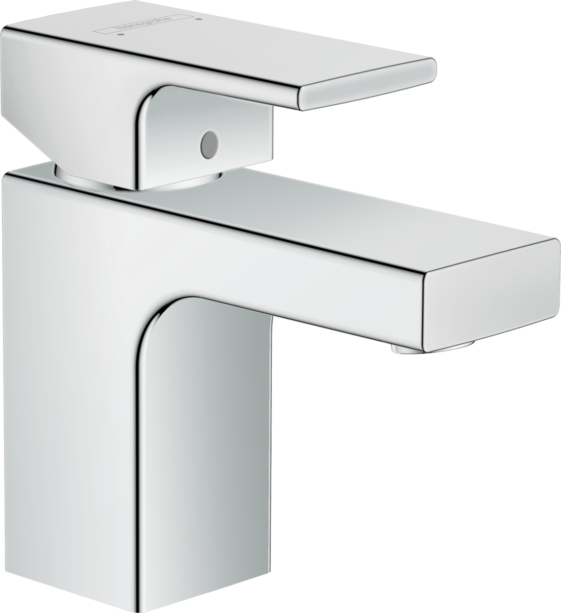 Hansgrohe Vernis Shape Single Lever Basin Mixer 70 with Metal Pop - up Waste Set - Chrome - 71566000 - TAP 'N' SHOWER