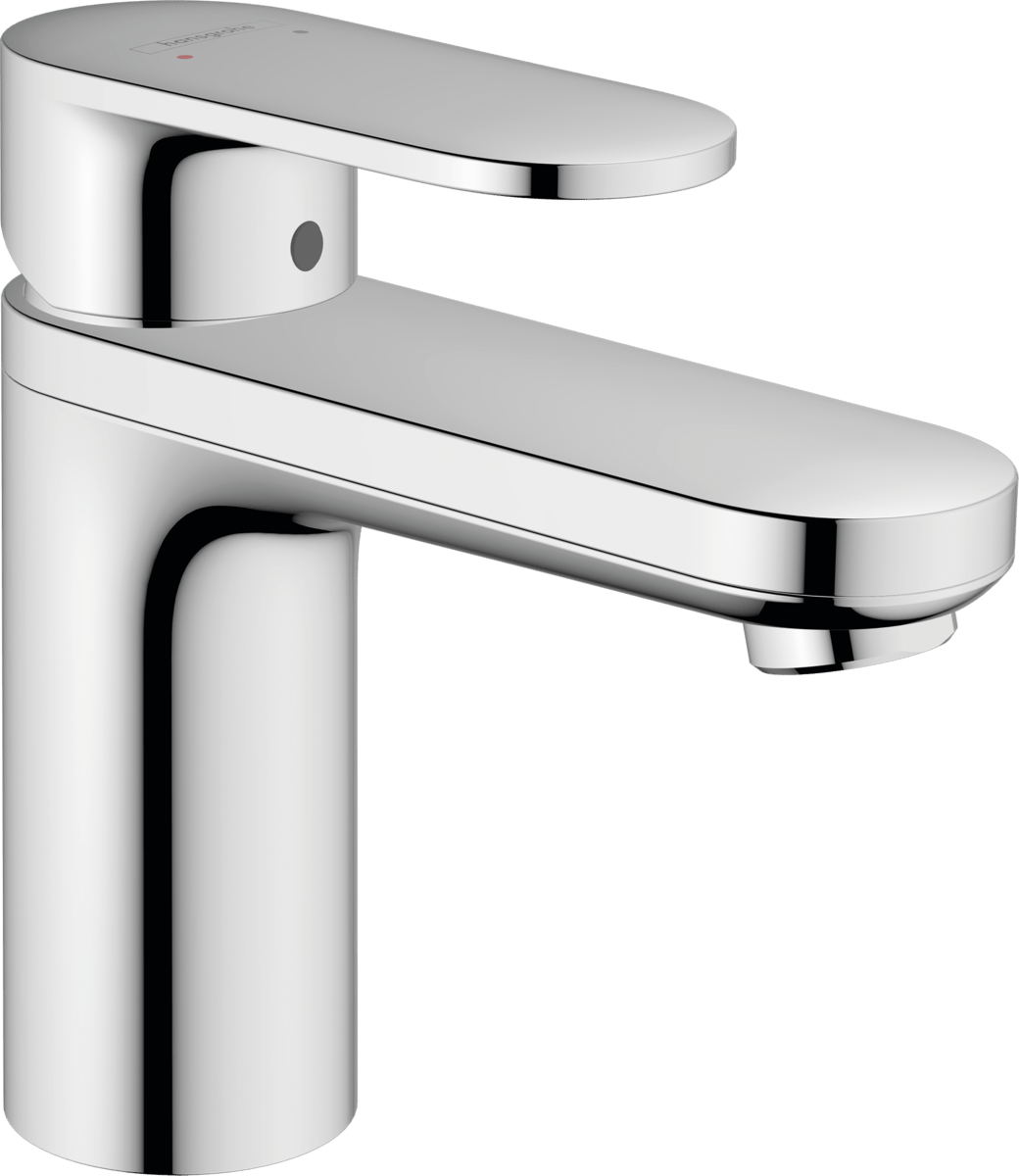 Hansgrohe Vernis Blend Single Lever Basin Mixer 100 With Isolated Water Conduction And Pop - up Waste Set - Chrome - 71571000 - TAP 'N' SHOWER
