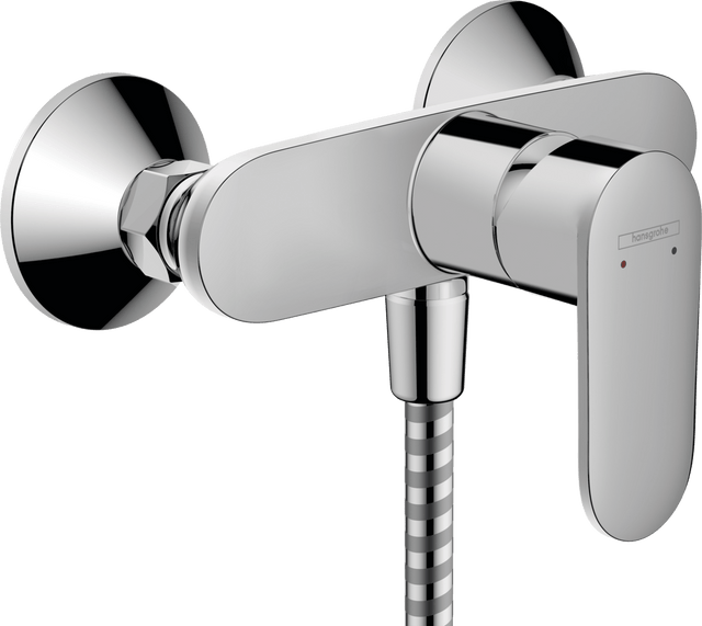 Hansgrohe Vernis Blend Single Lever Shower Mixer For Exposed Installation With 2 Flow Rates - Chrome - 71646000 - TAP 'N' SHOWER