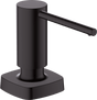 Hansgrohe A71 Soap Dispenser - Matt Black - 40468670 - TAP 'N' SHOWER