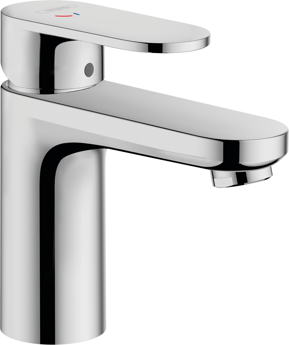 Hansgrohe Vernis Blend Single Lever Basin Mixer 100 Coolstart with Pop - up Waste Set - Chrome - 71585000 - TAP 'N' SHOWER