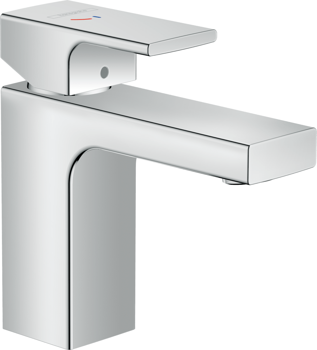 Hansgrohe Vernis Shape Single Lever Basin Mixer 100 Coolstart with Pop - up Waste Set - Chrome - 71594000 - TAP 'N' SHOWER