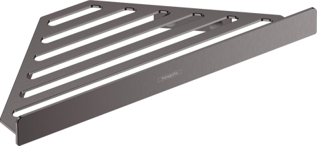 Hansgrohe Addstoris Corner Basket - Brushed Black Chrome - 41741340 - TAP 'N' SHOWER