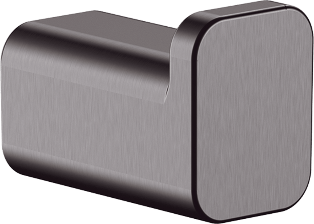 Hansgrohe AddStoris Towel Hook - Brushed Black Chrome - 41742340 - TAP 'N' SHOWER