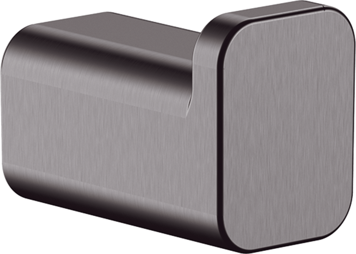 Hansgrohe AddStoris Towel Hook - Brushed Black Chrome - 41742340 - TAP 'N' SHOWER