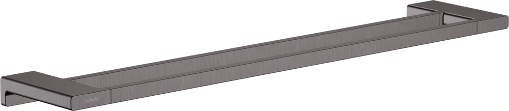 Hansgrohe AddStoris Double Bath Towel Rail - Brushed Black Chrome - 41743340 - TAP 'N' SHOWER