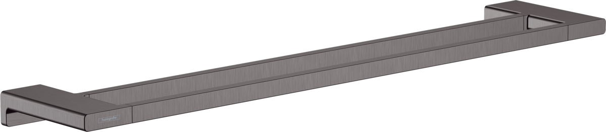 Hansgrohe AddStoris Double Bath Towel Rail - Brushed Black Chrome - 41743340 - TAP 'N' SHOWER