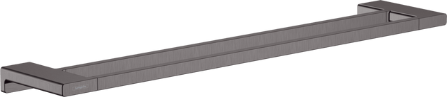 Hansgrohe AddStoris Double Bath Towel Rail - Brushed Black Chrome - 41743340 - TAP 'N' SHOWER
