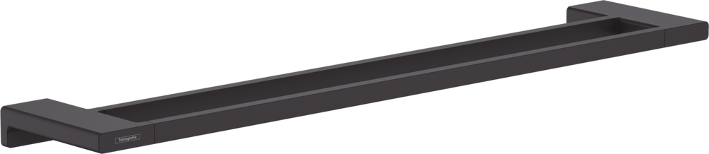Hansgrohe AddStoris Double Bath Towel Rail - Matt Black - 41743670 - TAP 'N' SHOWER