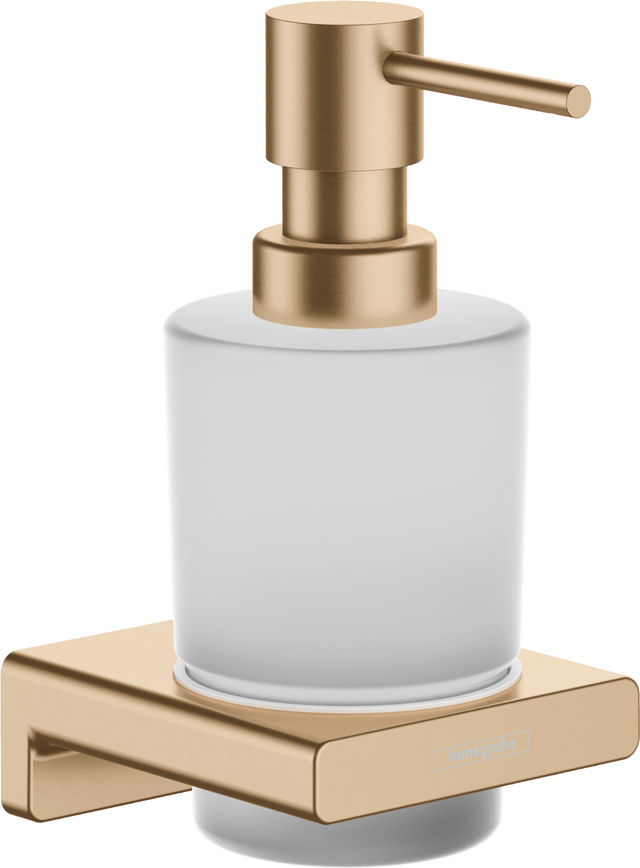 Hansgrohe Addstoris Liquid Soap Dispenser - Brushed Bronze - 41745140 - TAP 'N' SHOWER