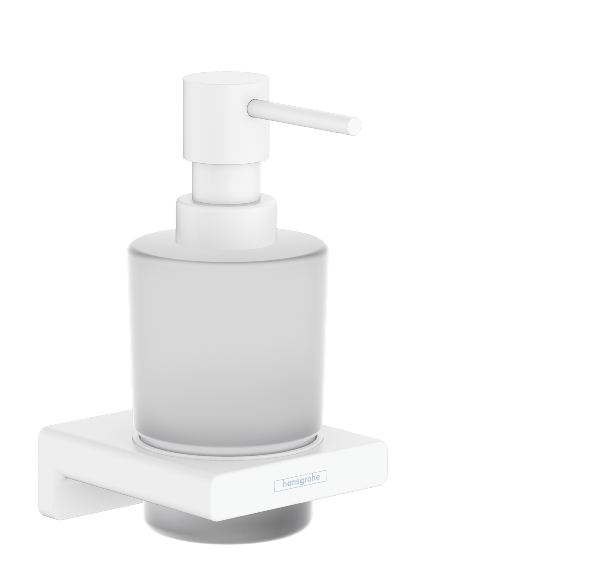 Hansgrohe Addstoris Liquid Soap Dispenser - Matt White - 41745700 - TAP 'N' SHOWER