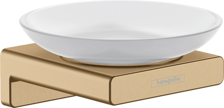 Hansgrohe AddStoris Soap Dish - Brushed Bronze - 41746140 - TAP 'N' SHOWER