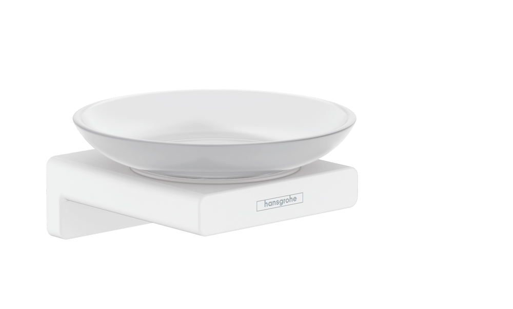 Hansgrohe AddStoris Soap Dish - Matt White - 41746700 - TAP 'N' SHOWER