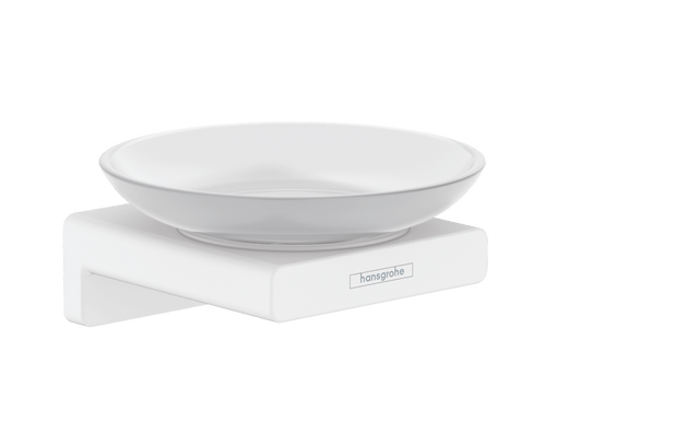 Hansgrohe AddStoris Soap Dish - Matt White - 41746700 - TAP 'N' SHOWER