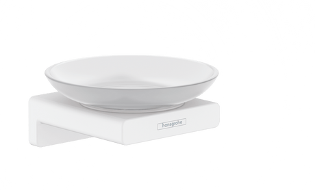 Hansgrohe AddStoris Soap Dish - Matt White - 41746700 - TAP 'N' SHOWER