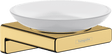 Hansgrohe AddStoris Soap Dish - Polished Gold Optic - 41746990 - TAP 'N' SHOWER