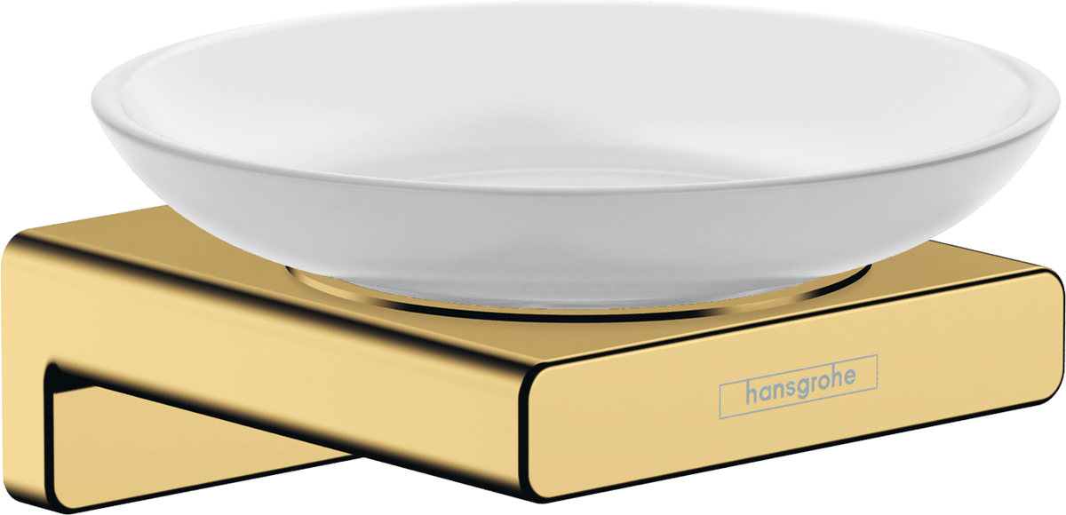 Hansgrohe AddStoris Soap Dish - Polished Gold Optic - 41746990 - TAP 'N' SHOWER