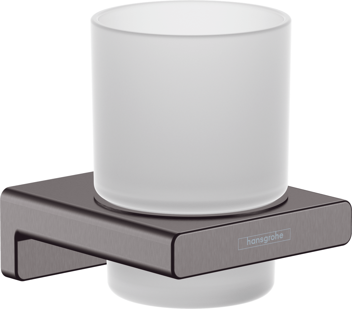 Hansgrohe AddStoris ToothBrush Tumbler - Brushed Black Chrome - 41749340 - TAP 'N' SHOWER