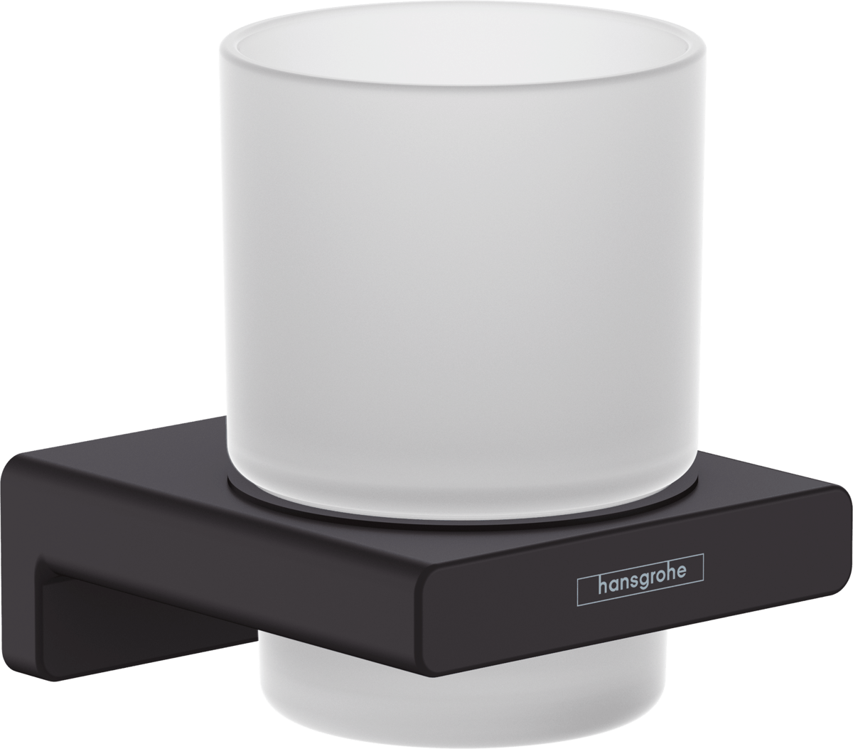 Hansgrohe AddStoris ToothBrush Tumbler - Matt Black - 41749670 - TAP 'N' SHOWER