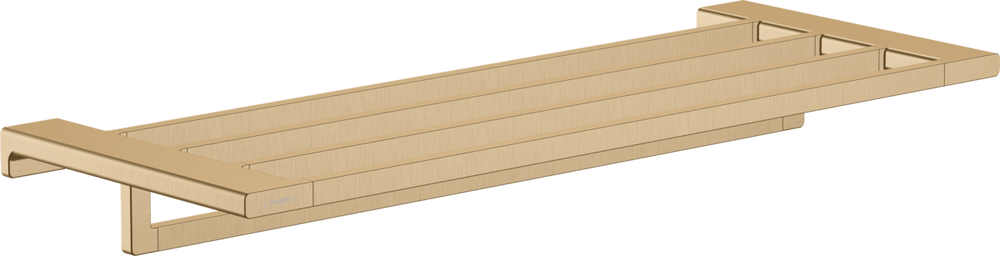 Hansgrohe AddStoris Towel Rack with Towel Holder - Brushed Bronze - 41751140 - TAP 'N' SHOWER