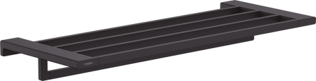 Hansgrohe AddStoris Towel Rack with Towel Holder - Matt Black - 41751670 - TAP 'N' SHOWER