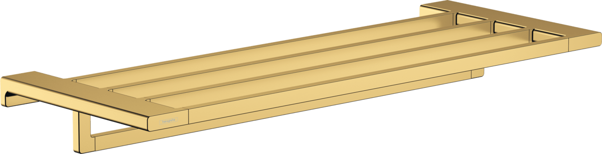Hansgrohe AddStoris Towel Rack with Towel Holder - Polished Gold Optic - 41751990 - TAP 'N' SHOWER