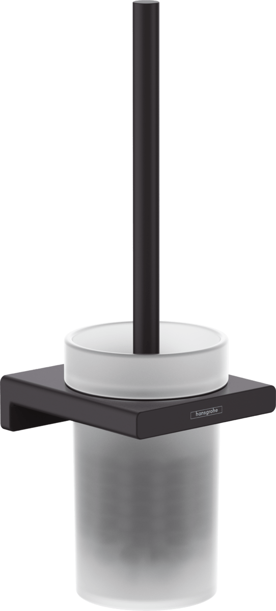 Hansgrohe Addstoris Toilet Brush Holder Wall - mounted - Matt Black - 41752670 - TAP 'N' SHOWER