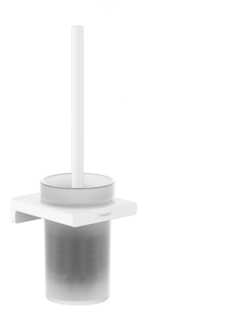 Hansgrohe Addstoris Toilet Brush Holder Wall - mounted - Matt White - 41752700 - TAP 'N' SHOWER