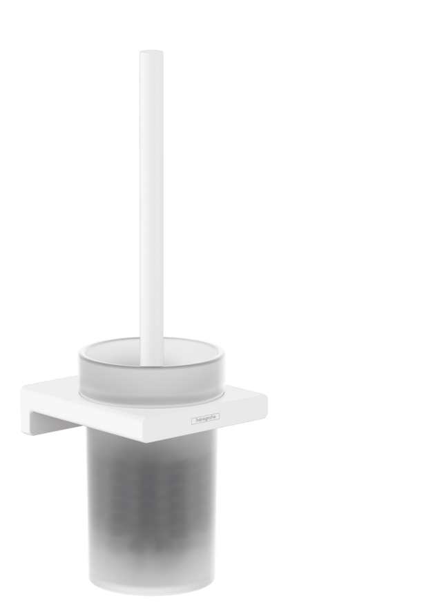 Hansgrohe Addstoris Toilet Brush Holder Wall - mounted - Matt White - 41752700 - TAP 'N' SHOWER