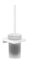 Hansgrohe Addstoris Toilet Brush Holder Wall - mounted - Matt White - 41752700 - TAP 'N' SHOWER