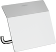 Hansgrohe Addstoris Roll Holder With Cover - Chrome - 41753000 - TAP 'N' SHOWER