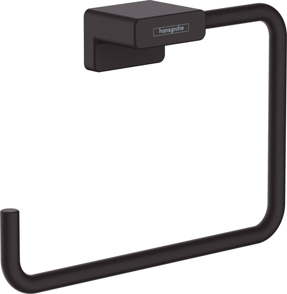 Hansgrohe Addstoris Towel Ring - Matt Black - 41754670 - TAP 'N' SHOWER