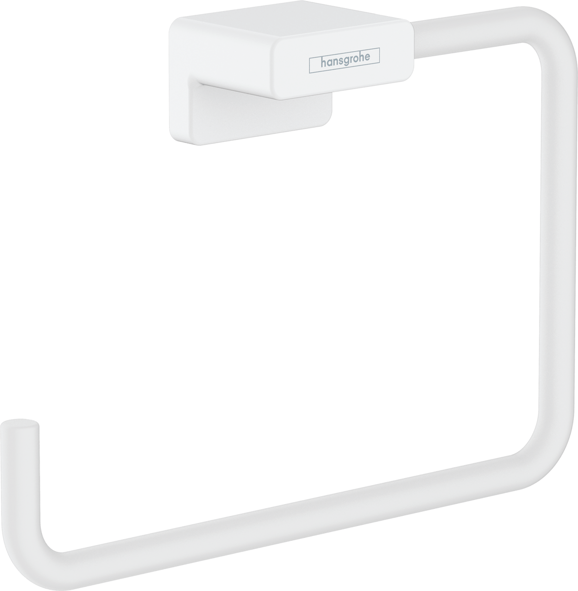 Hansgrohe Addstoris Towel Ring - Matt White - 41754700 - TAP 'N' SHOWER