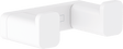 Hansgrohe Addstoris Towel Hook Double - Matt White - 41755700 - TAP 'N' SHOWER