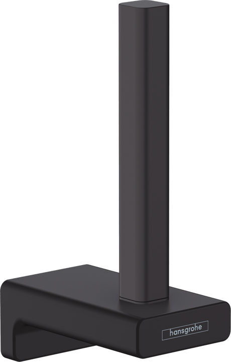 Hansgrohe AddStoris Spare Roll Holder - Matt Black - 41756670 - TAP 'N' SHOWER