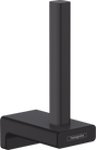 Hansgrohe AddStoris Spare Roll Holder - Matt Black - 41756670 - TAP 'N' SHOWER