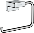 Hansgrohe AddStoris Roll Holder without Cover - Chrome - 41771000 - TAP 'N' SHOWER