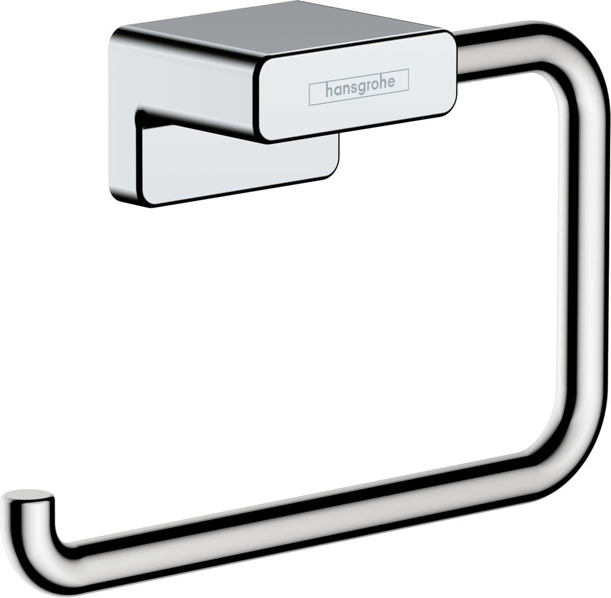 Hansgrohe AddStoris Roll Holder without Cover - Chrome - 41771000 - TAP 'N' SHOWER