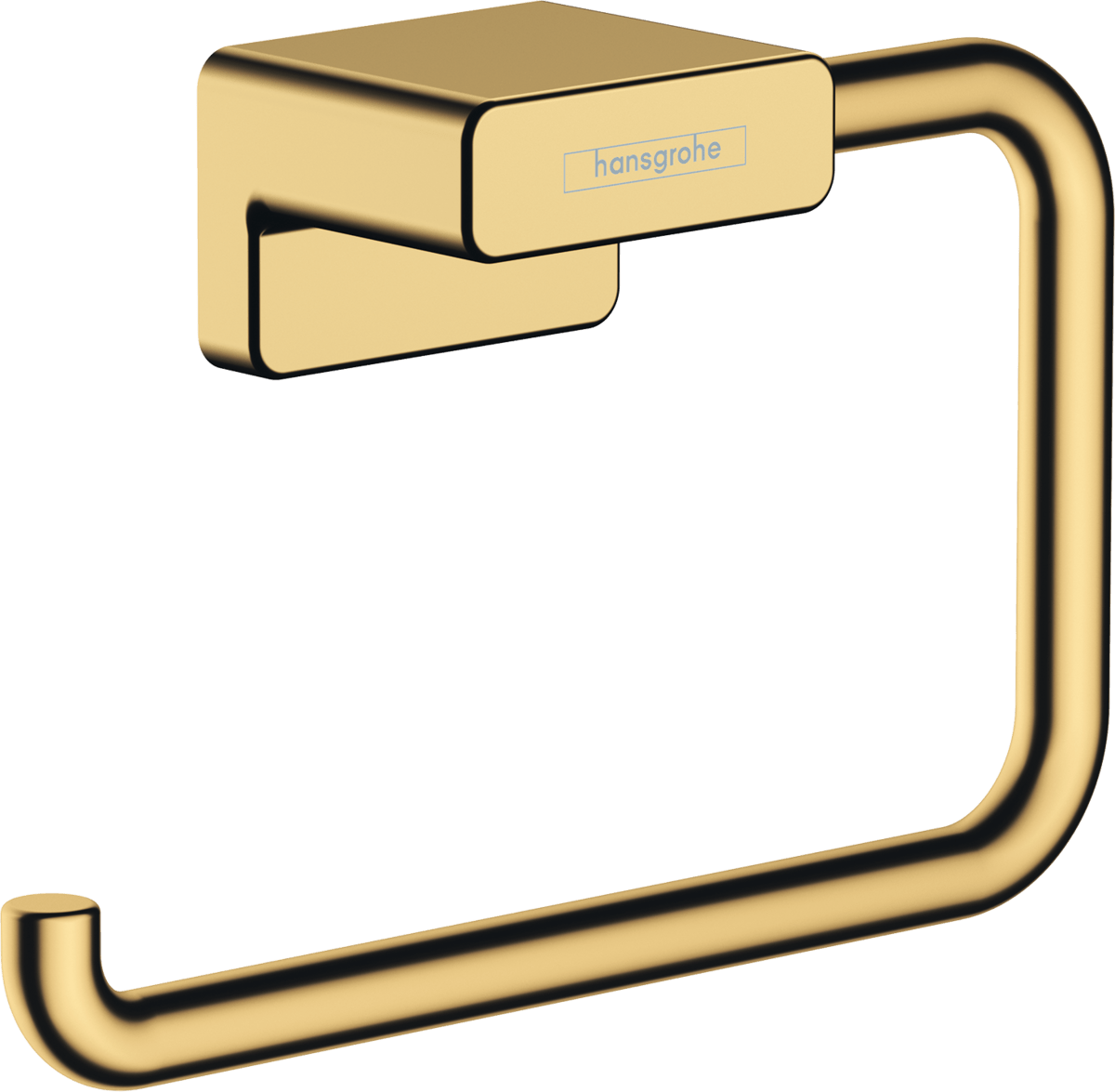 Hansgrohe AddStoris Roll Holder without Cover - Polished Gold Optic - 41771990 - TAP 'N' SHOWER